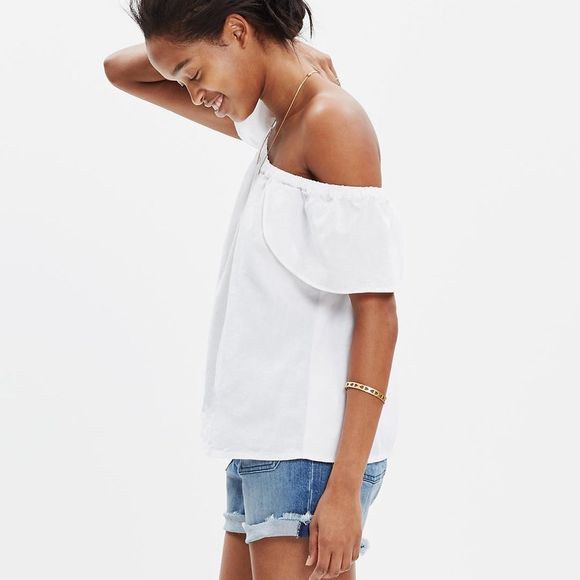 MADEWELL Off-The-Shoulder Top - Picture 1 of 10